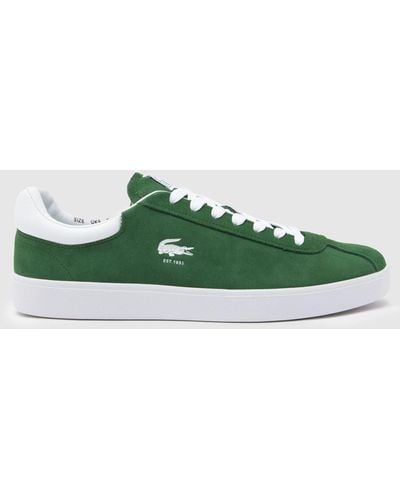 Lacoste Baseshot Trainers In - Green