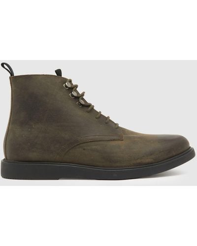 H by Hudson Battle Boots In - Brown
