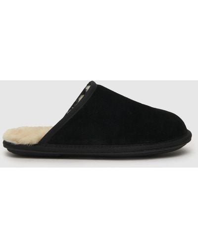 Schuh Simon Mule Slippers In - Black