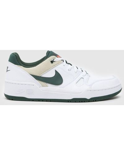 Nike Full Force Low Trainers In - White