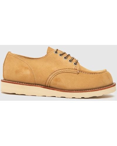 Red Wing Shop Moc Oxford Shoes In - Natural