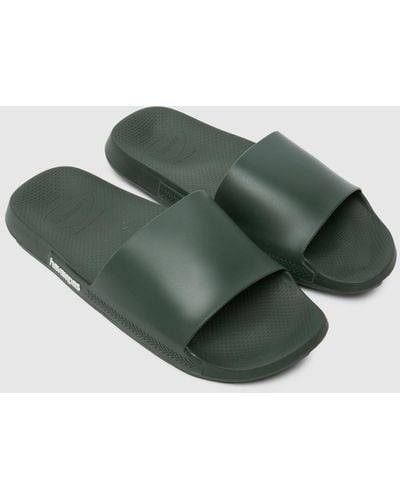 Havaianas Classic Slide Sandals In - Green