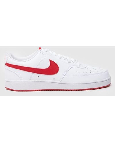 Nike Court Vision Trainers In - White