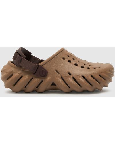Crocs™ Echo Clog Sandals In - Brown