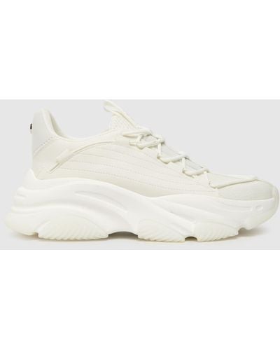 Steve Madden Portable Trainers In - White