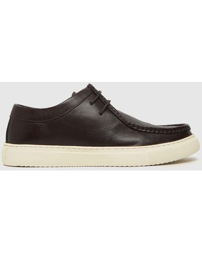 Schuh Weston Apron Trainers In - Brown