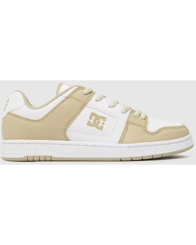 Dc Manteca 4 Sn Trainers In White & Beige