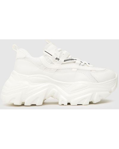 Steve Madden Recoup Trainers In - White