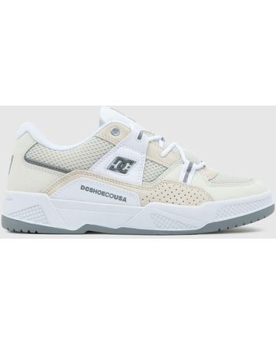 Dc Construct Trainers In - White