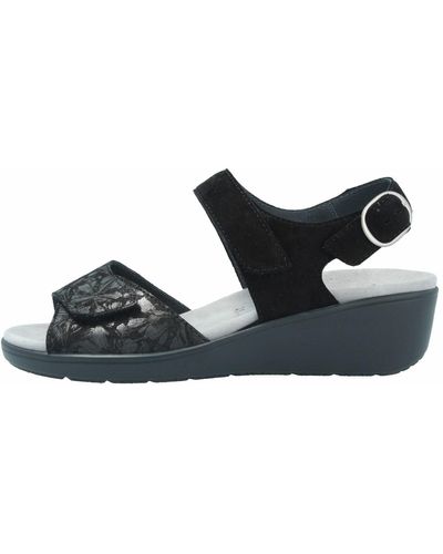 Semler Komfort sandalen - Schwarz