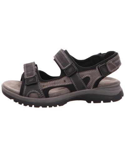 Waldläufer Komfort sandalen - Schwarz