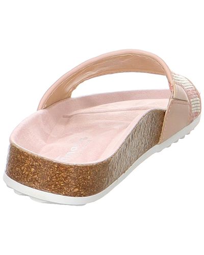 Tamaris Komfort sandalen - Mettallic