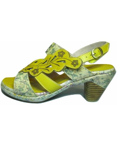 Laura Vita Klassische sandalen - Gelb