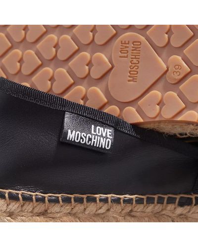 Moschino Komfort slipper - Schwarz