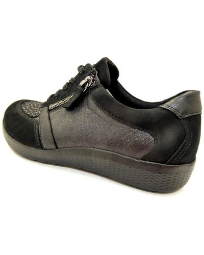 Waldläufer Komfort sandalen - Schwarz