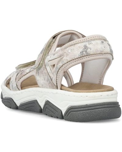 Rieker Komfort sandalen - Mettallic