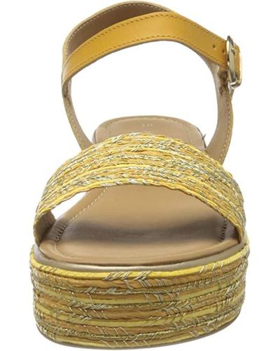 Marco Tozzi Klassische sandalen - Gelb
