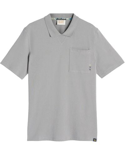 Scotch & Soda 'Chest Pocket Polo Shirt - Gray