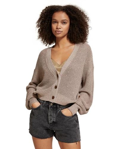Scotch & Soda Relaxed Fit Boxy Cardigan - Multicolor