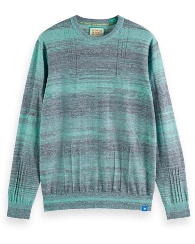 Scotch & Soda 'Pullover With Gradient And Reverse Details - Blue