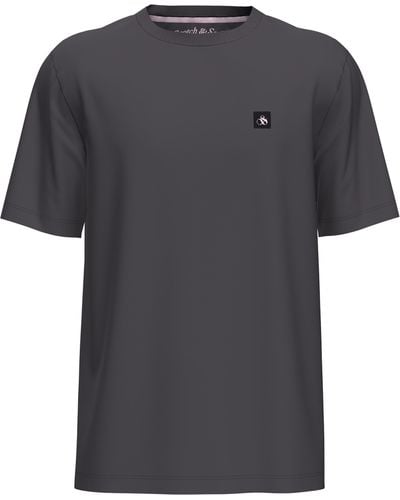 Scotch & Soda 'Logo Badge T-Shirt - Black
