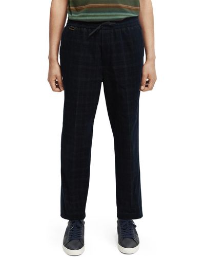 Scotch & Soda The Fave Regular Tapered-Fit Corduroy Jogger Pants - Black