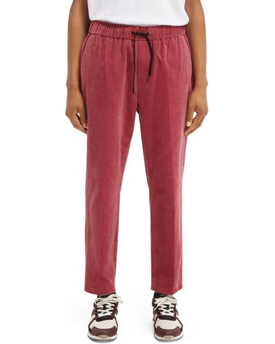 Scotch & Soda 'Fave Corduroy Tapered-Fit Organic Cotton Jogger Pants