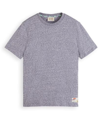 Scotch & Soda 'Melange Label T-Shirt - Gray