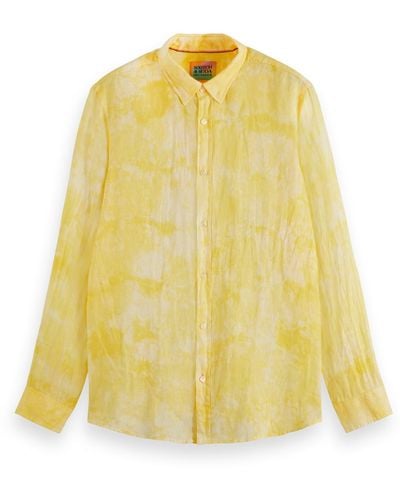 Scotch & Soda Tie Dye Shirt - Yellow