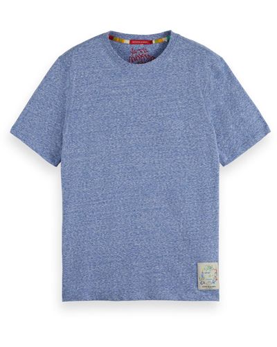 Scotch & Soda 'Melange Crew Neck T-Shirt - Blue