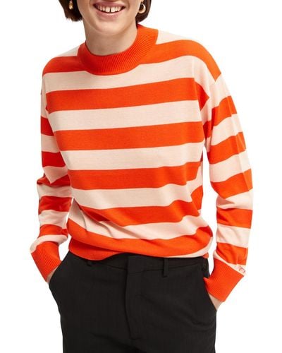 Scotch & Soda Relaxed-Fit Sweater - Orange