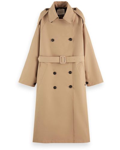 Scotch & Soda 'Oversized Classic Trench - Natural