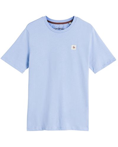 Scotch & Soda 'Logo Badge T-Shirt - Blue