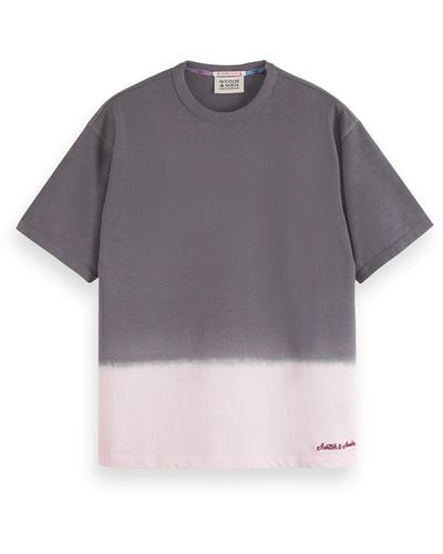 Scotch & Soda Dip Dye T-Shirt - Gray