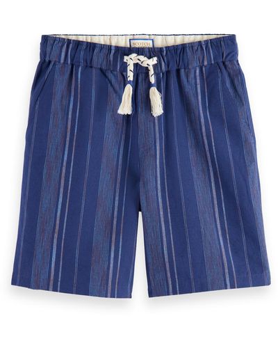 Scotch & Soda 'Striped Bermuda Shorts - Blue