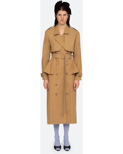 Sea Paloma Trench Coat - Multicolor