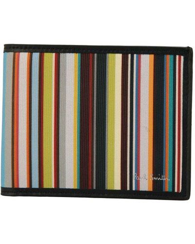 Paul Smith Accessories Multi-Stripe Wallet - Black