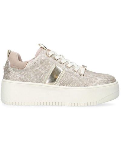 KG by Kurt Geiger Leslie Lace Up Trainers - White