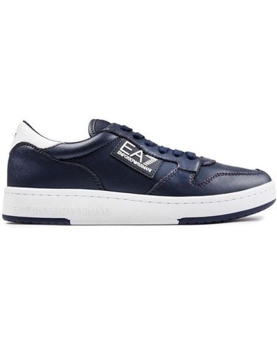 EA7 Cup Sole Sneakers - Blauw