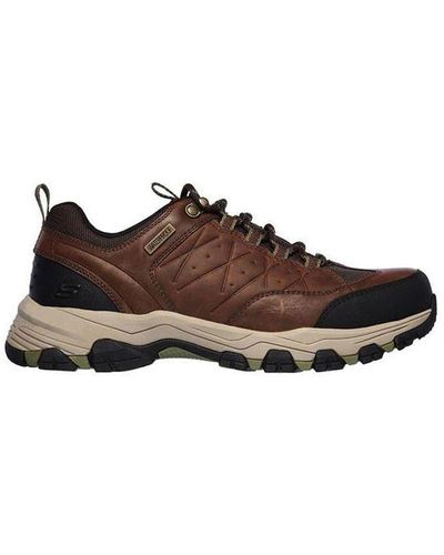 Skechers Helson Waterproof Walking Boots - Brown