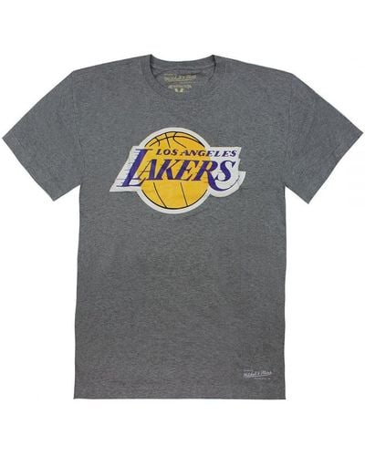Mitchell & Ness Los Angeles Lakers T-shirt Cotton - Grey
