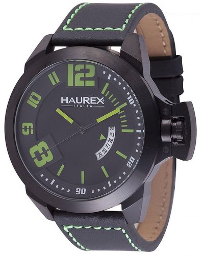 Haurex Italy Storm/ Dial Watch Leather - Grey