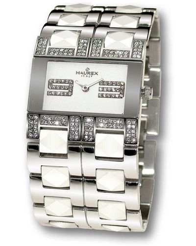 Haurex Italy Stainless Steel Dial Watch - Grey