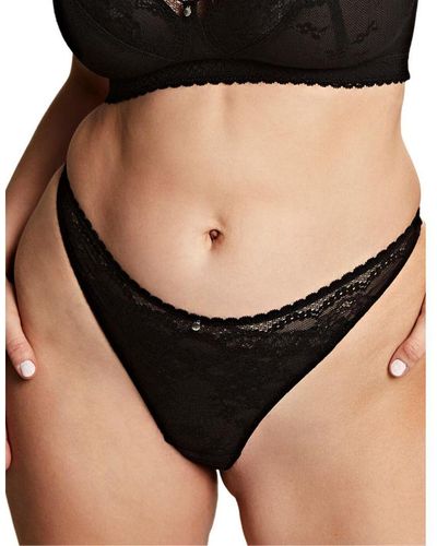 Cleo By Panache 10479 Alexis Thong - Black
