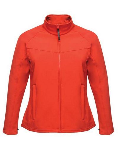 Regatta Ladies Uproar Softshell Wind Resistant Jacket () - Red