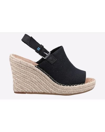 TOMS Monica Wedge Sandal - Blue