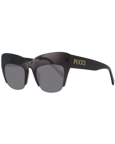 Emilio Pucci Plastic Butterfly Sunglasses - Black