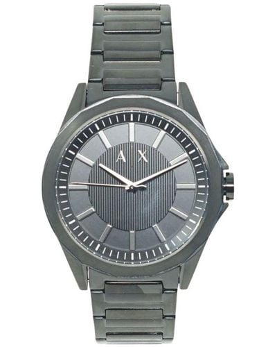 Armani Exchange Silver Strap Watch - Grey