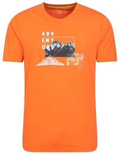 Mountain Warehouse Avontuur Organisch T-shirt (oranje)