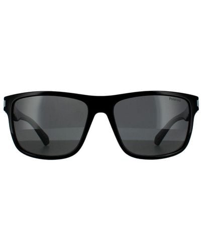 Polaroid Square Polarised Sunglasses 90041091 - Black